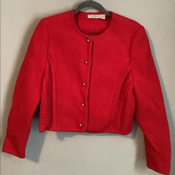 Jos A Bank Clothiers Pure Virgin WoolSilver Button Jacket - Picture 1 of 3